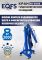 Кран гаражный подкатной Техносоюз ES-2002 2 т, гидравлический складной с высотой подъема до 2270 мм