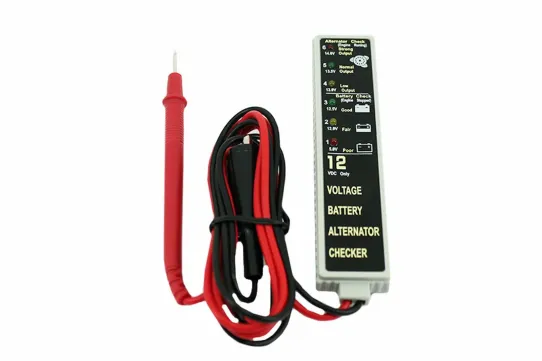 Тестер аккумулятора 12В с магнитным корпусом и световым индикатором JTC J027