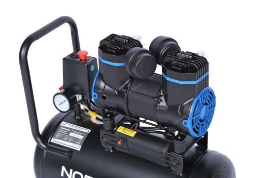 Поршневой компрессор 18 л, 170 л/м, 220В, 0.9 кВт, коаксиальный, безмасляный Nordberg NCEO10/170