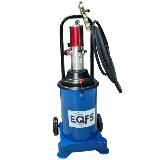 Нагнетатель смазки пневматический 13 л с рабочим давлением 6-8 бар и производительностью 850 г/мин, EQFS ES-60500