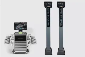 Стенд сход-развал 3D для грузовиков, до 4-х осей одновременно ТехноВектор 7 Truck P 7204 HTS4  в Туле