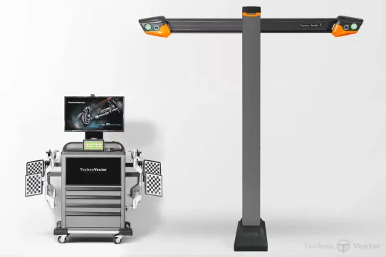 Стенд сход-развал 3D для легковых автомобилей напольный Техновектор P 7202 TAB