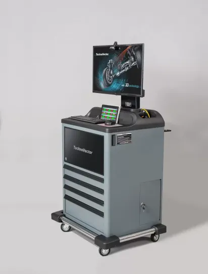 Стенд сход-развал бесконтактный напольный TechnoVector P 8214 VELOX для легковых авто