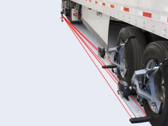 Стенд сход-развал инфракрасный мобильный Hunter PA210E/DSP740T для грузовых автомобилей