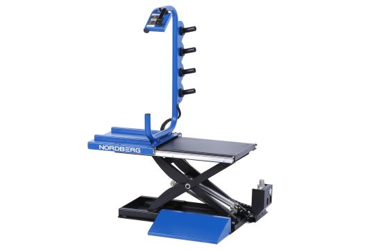 Лифт для подъема колес пневматический 75 кг, для шиномонтажа и мастерских Nordberg NTL1