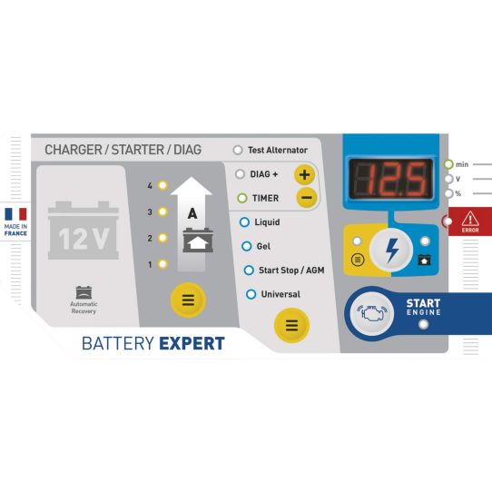 Пуско-зарядное устройство для 12В аккумуляторов с пусковым током 440A 026513 GYS