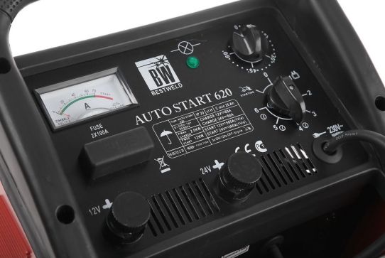 Пуско-зарядное устройство для 12В и 24В аккумуляторов с пусковым током 560А AUTOSTART 620A BestWeld