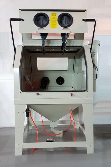 Пескоструйная камера Forsage F-SBC1200, с фронтальной загрузкой, 1200 л, напольная, инжекторного типа, с очисткой воздуха