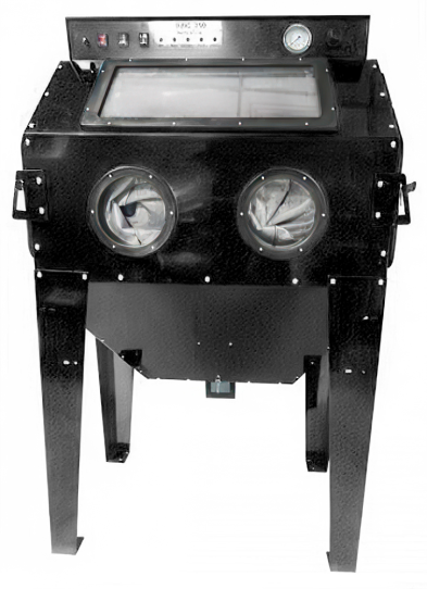 Пескоструйная камера Rock Force RF-SBC350, с боковой загрузкой, 350 л, напольная, инжекторного типа, с системой очистки воздуха