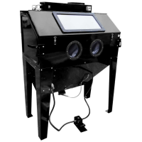 Пескоструйная камера Rock Force RF-SBC420, с боковой загрузкой, 420 л, напольная, инжекторного типа, пневматическая, с электродвигателем Пескоструйная камера Rock Force RF-SBC420, с боковой загрузкой, 420 л, напольная, инжекторного типа, пневматическая, с электродвигателем