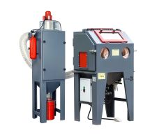 Пескоструйная камера NowAG A-100SF с фильтром, напольная, эжекторная