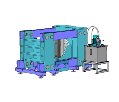 Пресс гидравлический горизонтальный рихтовочный 400т ПГГ400РЭ