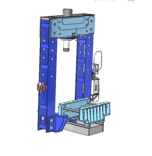 Пресс электрогидравлический ARTAZ ПГВС100 100т, напольный