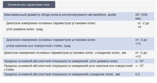 Стенд развал-схождения лазерный мобильный для легковых автомобилей Техновектор СКО-1Л