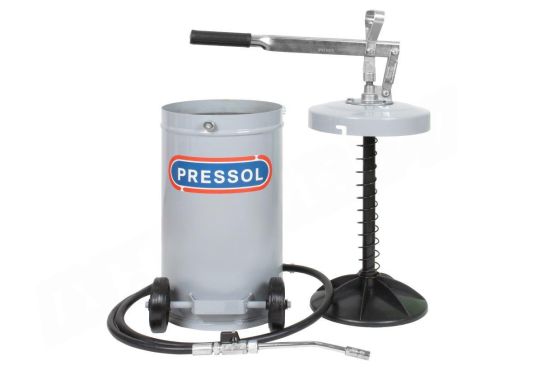 Нагнетатель смазки ручной с емкостью 16л производительность 10г/ход Pressol 17792