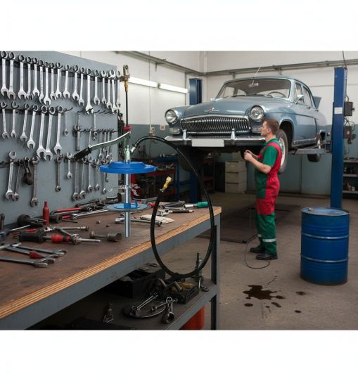 Нагнетатель смазки ручной для бочек 20кг с шлангом 1.5 м Pressol Pressol 17037
