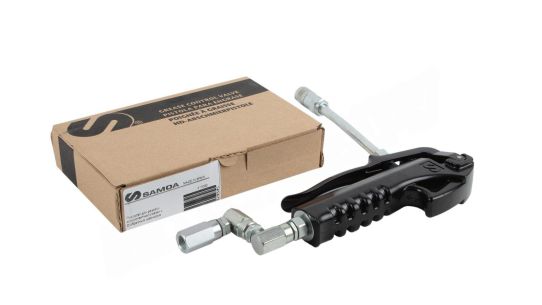 Нагнетатель смазки для бочек 50 кг пневматически с насосом PM3 и тележкой Samoa 425150.002