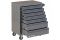 Тележка инструментальная, Optimal NT317, 7 ящиков, без инструментов, серая