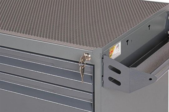 Тележка инструментальная, Optimal NT317, 7 ящиков, без инструментов, серая