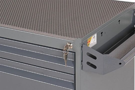 Тележка инструментальная, Optimal NT216, 6 ящиков, без инструментов, серая