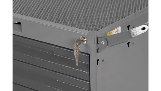 Тележка инструментальная, Optimal NT225, 5 ящиков, без инструментов, серая