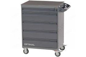 Тележка инструментальная, Optimal NT215, 5 ящиков, без инструментов