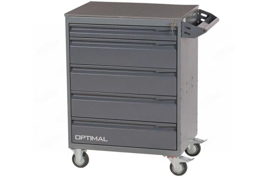 Тележка инструментальная, Optimal NT215, 5 ящиков, без инструментов