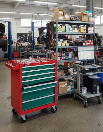 Тележка инструментальная Hans 9917HQ, 7 ящиков, без инструментов