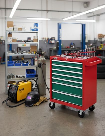 Тележка инструментальная Hans 9917HQ, 7 ящиков, без инструментов