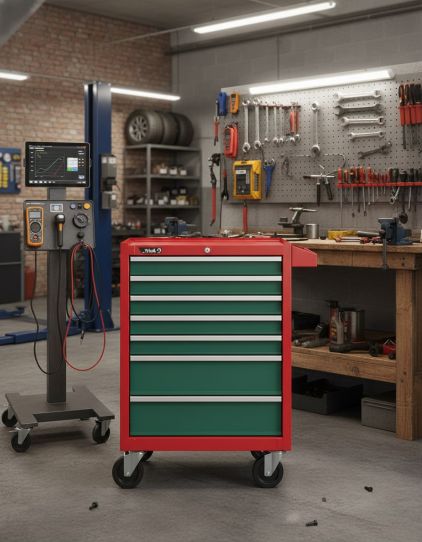 Тележка инструментальная Hans 9917HQ, 7 ящиков, без инструментов