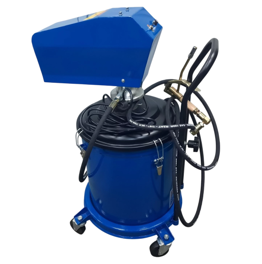 Нагнетатель смазки электрический с емкостью 38 л, от сети 220-380В, выходное давление 200 бар, производительность 750 г/мин EQFS ES-60700