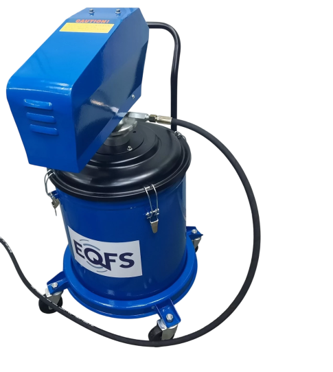 Нагнетатель смазки электрический с емкостью 38 л, от сети 220-380В, выходное давление 200 бар, производительность 750 г/мин EQFS ES-60700