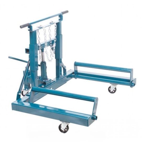 Тележка гидравлическая для снятия-установки и транспортировки колес 1 т F-TRX10001