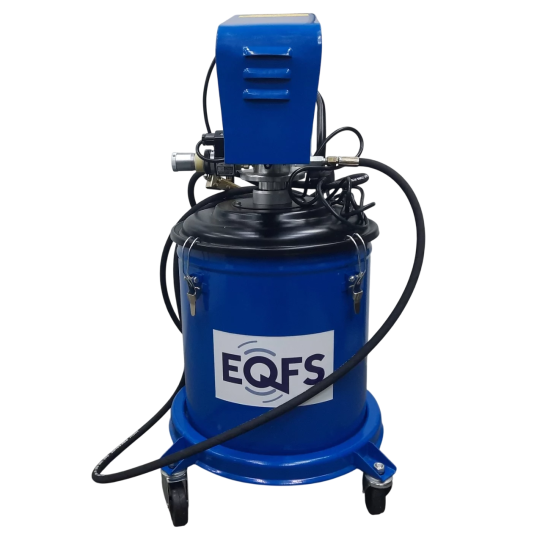 Нагнетатель смазки электрический с емкостью 38 л, от сети 220-380В, выходное давление 200 бар, производительность 750 г/мин EQFS ES-60700