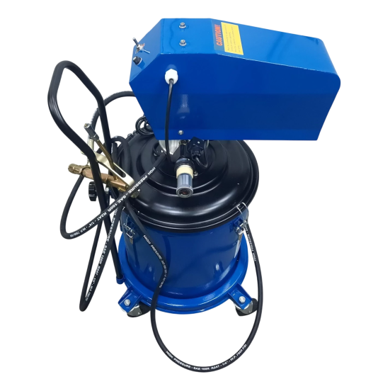 Нагнетатель смазки электрический с емкостью 38 л, от сети 220-380В, выходное давление 200 бар, производительность 750 г/мин EQFS ES-60700