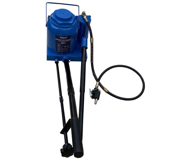 Домкрат подкатной грузовой 50т 265-425 мм с клапаном безопасности и быстросъемным соединением EQFS ES-1050