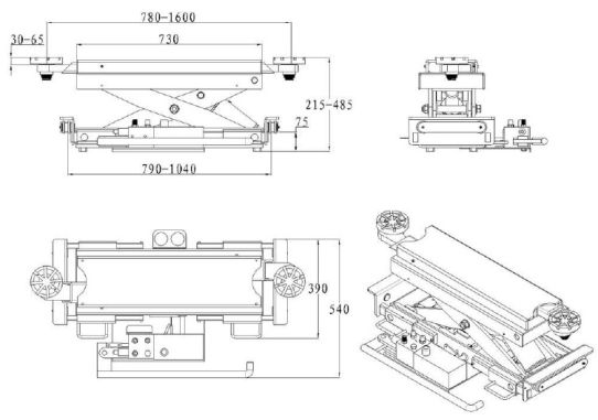 Траверса ручная Nordberg N423, грузоподъёмностью 2 т