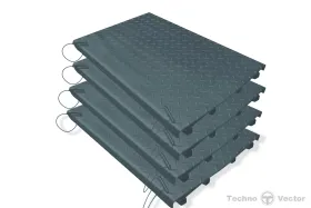 Задние сдвижные платформы для установки в нишу (платформа 019-03), 4 шт.  в Туле