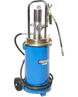 Нагнетатель смазки пневматический передвижной, емкость 17 л, давление до 400 бар, производительность 0.8 л/мин, Forsage F-TRG2095