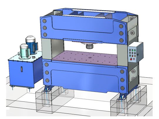 Пресс электрогидравлический ARTAZ ПГ500 500т, стационарный напольный