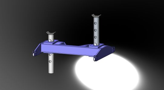 Опорный мост в смотровую канаву 20 т. ОМ20В