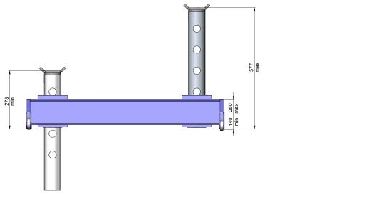 Опорный мост в смотровую канаву 20 т. ОМ20В