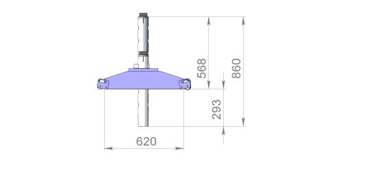 Опорный мост в смотровую канаву 20 т. ОМ20В