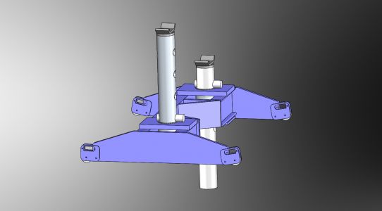Опорный мост в смотровую канаву 20 т. ОМ20В