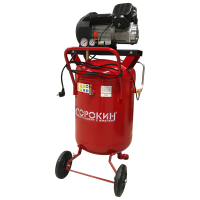 Поршневой компрессор 100 л, 420 л/м, 220В, 2.2 кВт, ременной, масляный вертикальный Сорокин Арт. 13.25 повышенного давления