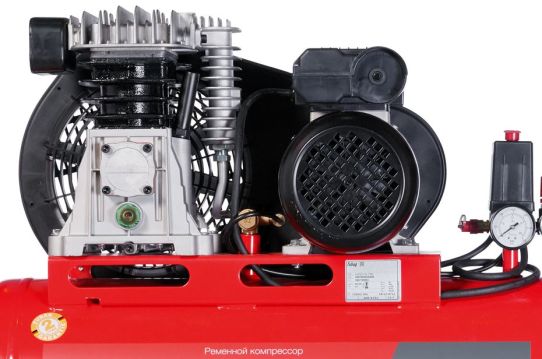 Поршневой компрессор 100 л, 360 л/м, 220В, 2.2 кВт, ременной, масляный Fubag B3600B/100 CM3