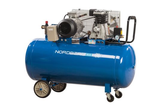 Поршневой компрессор 200 л, 660 л/м, 380В, 4 кВт, ременной, масляный Nordberg ECO NCE200/660