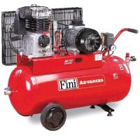 Поршневой компрессор 90 л, 500 л/м, 380В, 3 кВт, ременной, масляный Fini MK_113-90-4