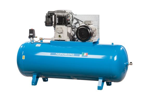 Поршневой компрессор 500 л, 1210 л/м, 380В, 7.5 кВт, ременной, масляный Nordberg NC500/1200
