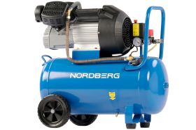 Поршневой компрессор 50 л, 360 л/м, 220В, 1.5 кВт, ременной, масляный Nordberg NCE50/360V